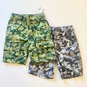 NWT Children’s Place Boys Camo Cargo shorts size 5